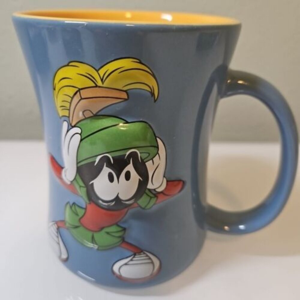 Looney Tunes Marvin Martian 3D Mug Cup Where's the Kaboom 2006 Warner Bros Xpres